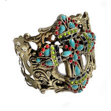 Load image into Gallery viewer, Mayan Cross Cuff Bracelet BR124 - Sweet Romance Wholesale