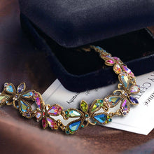 Load image into Gallery viewer, Vintage Rainbow Firefly Bracelet BR558 - Sweet Romance Wholesale