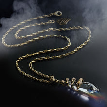 Load image into Gallery viewer, Elvira&#39;s Mystical Crystal Snake Necklace EL_N102 - Sweet Romance Wholesale