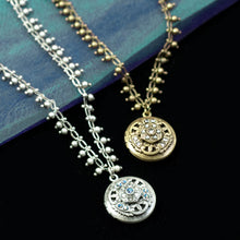 Load image into Gallery viewer, Locket Confetti Necklace N1632 - Sweet Romance Wholesale