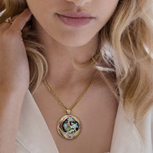 Load image into Gallery viewer, French Enamel Locket Silver and Gold - Sweet Romance Wholesale
