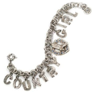 Country Girl Letter Charm Bracelet OL_BR327 - Sweet Romance Wholesale