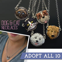 Load image into Gallery viewer, 10 Dog &amp; Cat Lovers Necklaces PREPAKN1542-N1543 - Sweet Romance Wholesale