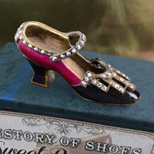 Load image into Gallery viewer, Art Deco Shoe Miniature Marcasite Slipper SH112 - Sweet Romance Wholesale