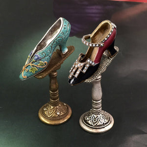Art Deco Shoe Miniature Marcasite Slipper SH112 - Sweet Romance Wholesale