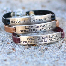 Load image into Gallery viewer, Inspirational Message Bar Bracelets - Sweet Romance Wholesale