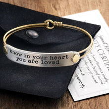 Load image into Gallery viewer, Inspirational Message Bar Bracelets - Sweet Romance Wholesale