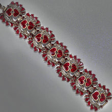 Load image into Gallery viewer, Vintage Hollywood Garnet Statement Bracelet by Sweet Romance - Sweet Romance Wholesale