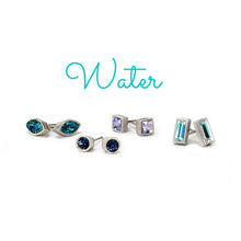Load image into Gallery viewer, Set of 4 Crystal Stud Earrings E1259 - Sweet Romance Wholesale
