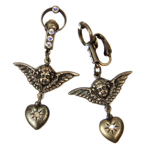 Cherub Doorknocker Clip-On Earrings E161-C - Sweet Romance Wholesale