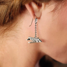Load image into Gallery viewer, Retro Airplanes Earrings E215 - Sweet Romance Wholesale