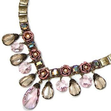 Load image into Gallery viewer, Crystal Rose Collar Necklace N1212 - Sweet Romance Wholesale