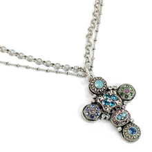 Load image into Gallery viewer, Etheria Cross Necklace - Sweet Romance Wholesale
