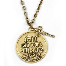 Load image into Gallery viewer, Faith Can Work Miracles Pendant Necklace N1252 - Sweet Romance Wholesale