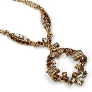 Crystal Loop Necklace N1286 - Sweet Romance Wholesale
