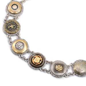 English Button Collar Necklace - Sweet Romance Wholesale