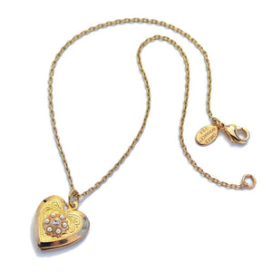 Little Girls Heart Locket Necklace - Sweet Romance Wholesale