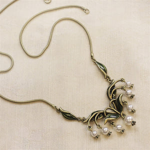 Lily of the Valley Necklace N585 - Sweet Romance Wholesale