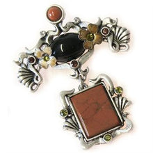 Load image into Gallery viewer, Jasper Art Nouveau Pin P207 - Sweet Romance Wholesale