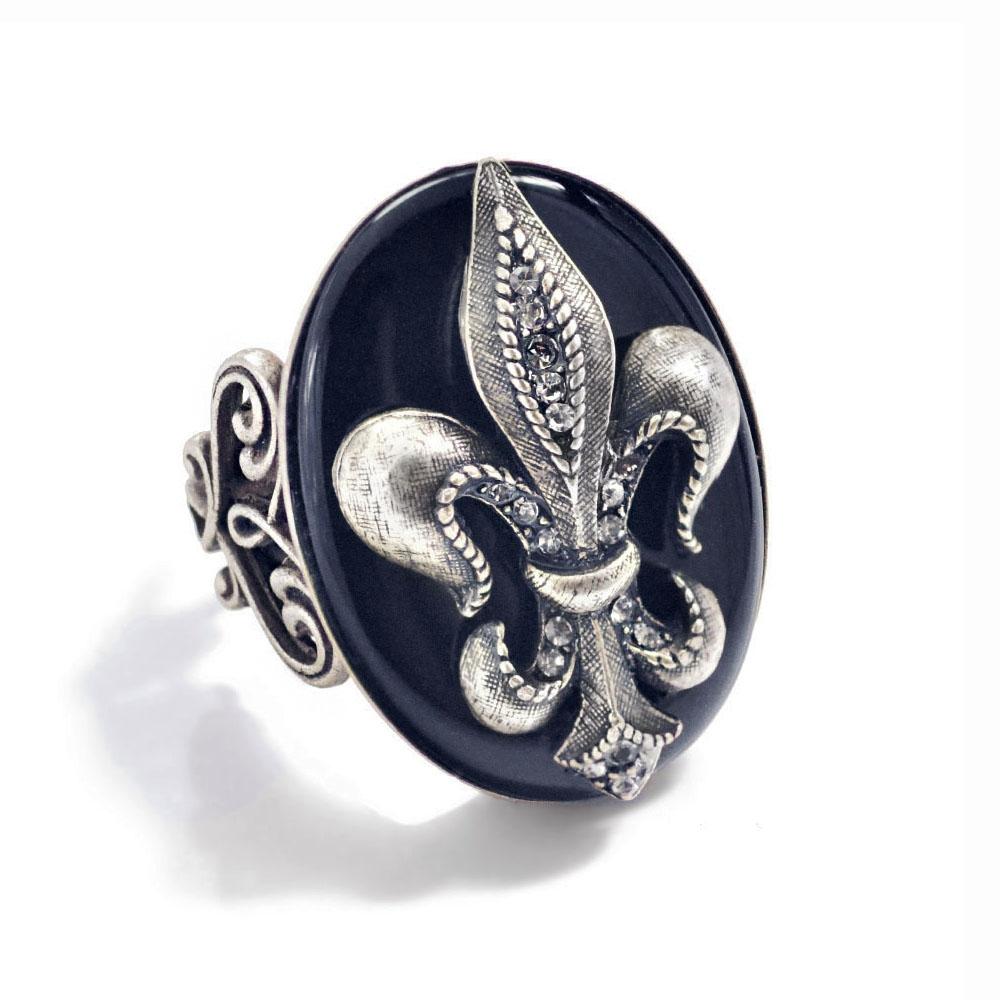 Fleur de Lis Old Paris Ring by Sweet Romance – Sweet Romance Wholesale