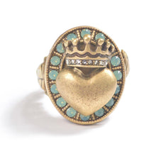 Load image into Gallery viewer, Queen of Hearts Ring R537 - Sweet Romance Wholesale
