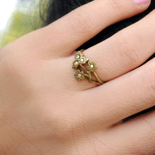 Load image into Gallery viewer, Victorian Flower Toe Ring - Sweet Romance Wholesale