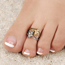 Load image into Gallery viewer, Cross Toe Ring TR110 - Sweet Romance Wholesale