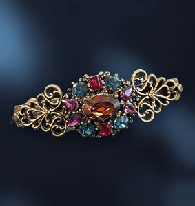 French Renaissance Jewel Hair Barrette B165