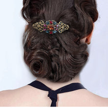 Load image into Gallery viewer, French Renaissance Jewel Hair Barrette B165