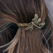 Load image into Gallery viewer, Dragonfly barrette for thick hair