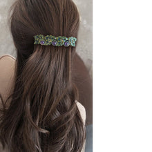 Load image into Gallery viewer, Enamel Ivy Leaves Hair Barrette  B544