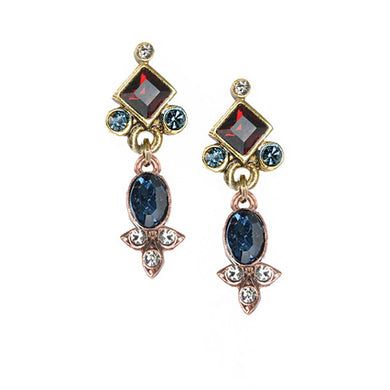 Dainty Victorian Royal Jewel Earrings E107