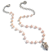 Load image into Gallery viewer, Baroque Pearl and Flower Necklace N1213