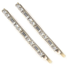 Load image into Gallery viewer, Baguette Bobby Pins Set of 2 BP302 - Sweet Romance Wholesale