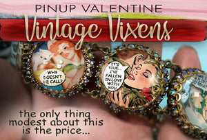 Vixens Comic Book Link Bracelet - Sweet Romance Wholesale