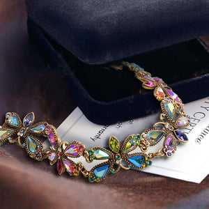 Vintage Rainbow Firefly Bracelet BR558 - Sweet Romance Wholesale
