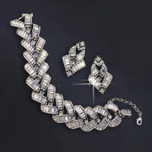 Load image into Gallery viewer, Art Deco Vee Baguette Crystal Bracelet BR763 - Sweet Romance Wholesale