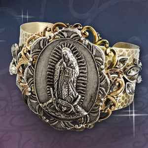 Our Lady of Guadalupe Cuff Bracelet BR900 - Sweet Romance Wholesale