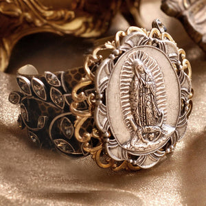 Our Lady of Guadalupe Cuff Bracelet BR900 - Sweet Romance Wholesale