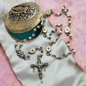 Our Lady of Miracles Rosary Box BX31 - Sweet Romance Wholesale