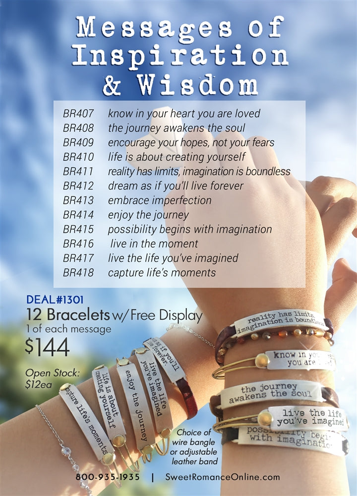 Inspirational bangle sale bracelets