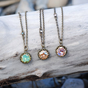 Crystal Dot Necklace Deal: 10 Necklaces + Free Display DEAL1512 - Sweet Romance Wholesale