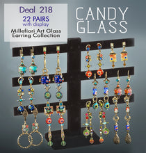 Load image into Gallery viewer, Candy Glass Millefiori Earring Collection DEAL218 - Sweet Romance Wholesale
