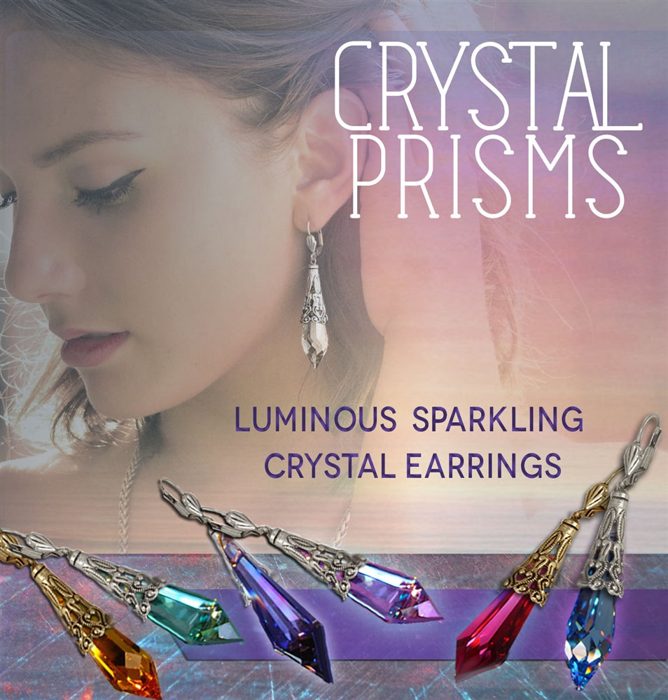 Sparkling Crystal Prism Earrings Deal - Sweet Romance Wholesale