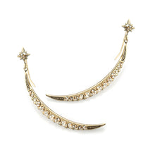 Load image into Gallery viewer, Skinny Half Moon Delicate Earring E1492 - Sweet Romance Wholesale