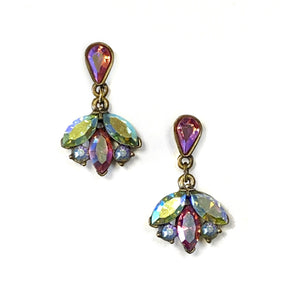 Vintage Aurora Borealis Earrings E177 - Sweet Romance Wholesale
