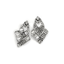 Load image into Gallery viewer, Art Deco Vee Baguette Crystal Earrings E763 - Sweet Romance Wholesale