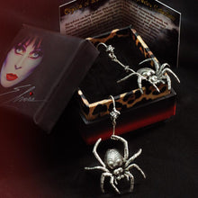Load image into Gallery viewer, Elvira&#39;s Spider Earrings EL_E120 - Sweet Romance Wholesale