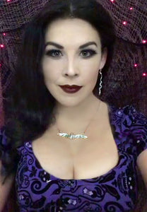 Elvira's Vampire Bat Necklace - Sweet Romance Wholesale