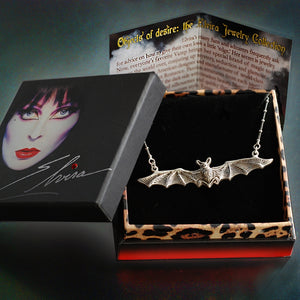 Elvira's Vampire Bat Necklace - Sweet Romance Wholesale